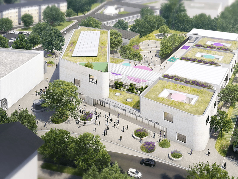 OPC Travaux pour la construction de groupe scolaire Camille Claudel à Bondy OPC Travaux pour la construction de groupe scolaire Camille Claudel à Bondy